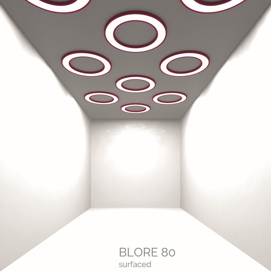 blore 80 surfaced luminaire round 700x80mm 4000k 3108lm 35w fix