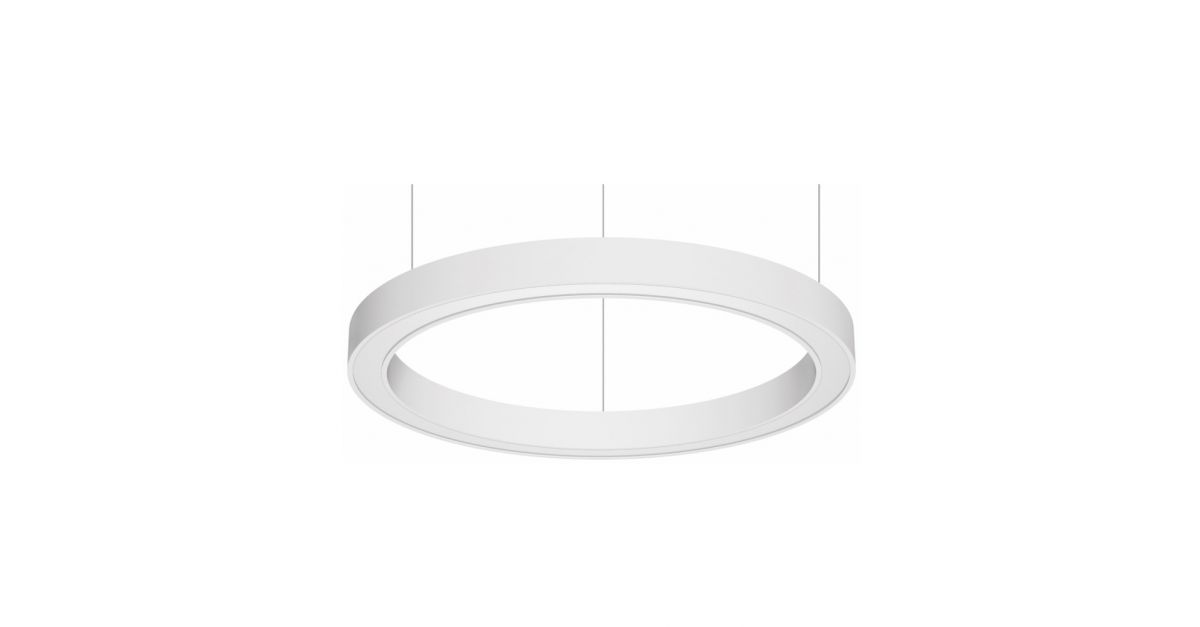 blore 80 suspended luminaire ring updown 1200x80mm 4000k 9415lm 7035w dali