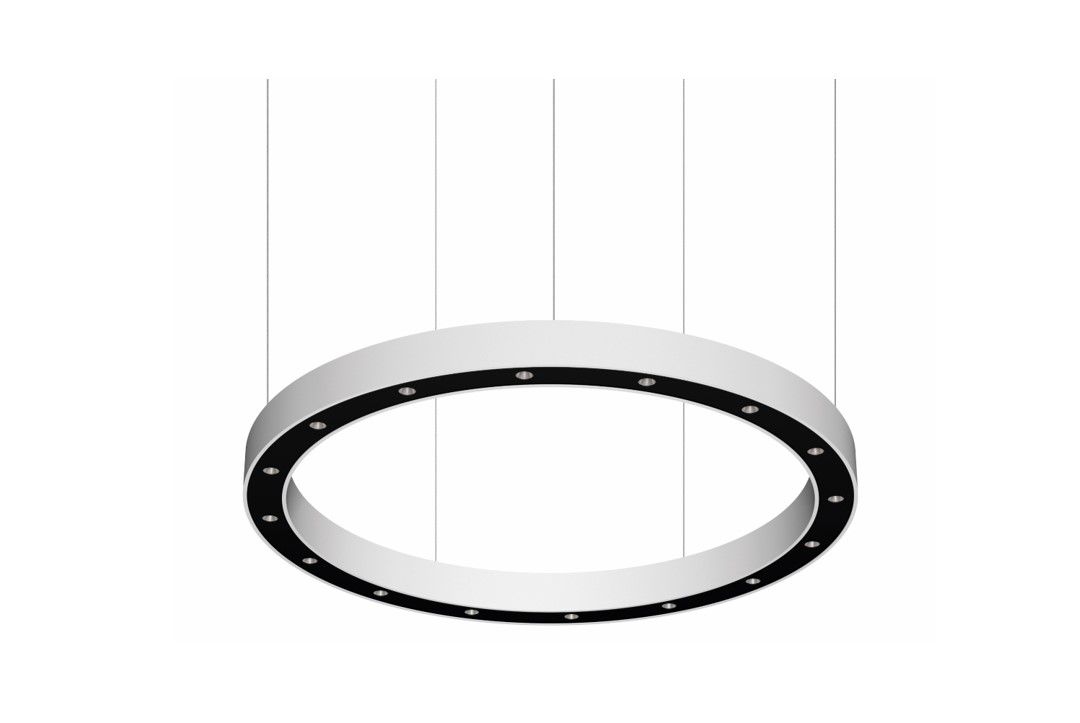 blore cup ring luminaire suspended 1500mm 4000k 11261lm 16x6w dali