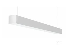 GAUDI 70, lijnarmatuur gependeld single, 1200mm, 4000k, 4580lm, 35w, fix