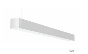 Coridor U-S 300, lijnarmatuur gependeld, 3000k, 1075lm, 9w, fix Coridor U-S 300, lijnarmatuur gependeld, 3000k, 1075lm, 9w, fix