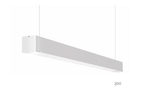 Coridor U54-S 300, lijnarmatuur gependeld, IP54, 3000k, 1077lm, 10w, fix Coridor U54-S 300, lijnarmatuur gependeld, IP54, 3000k, 1077lm, 10w, fix
