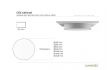 Multiline 111 C-C DI opbouw armatuur rond direct-indirect 600mm 3000k 4600lm 3520w fix