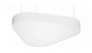 Multiline 111 T-S DI, gependeld armatuur driehoek, direct-indirect, 1200mm, 3000k, 13947lm, 105w/35w, fix