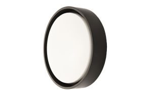 DUSS 30 rond armatuur Ø325mm 3000k 1990lm 19w IP66 IK10 zwart noodstroom 3u